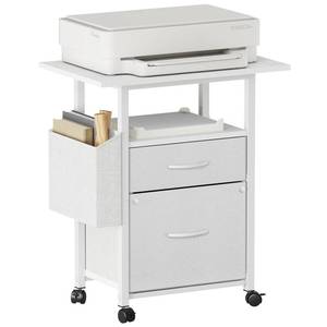 lot 5645 image: 2 Drawer Mobile File Cabinet 24-Inch Printer Stand