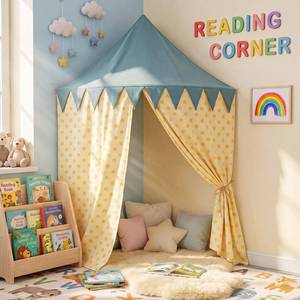 lot 6071 image: Tigeen Reading Corner Tent Polka Dot 66.9 in x 63.0 in