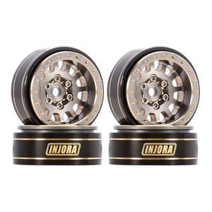 lot 6076 image: INJORA 1.0 Plus Brass Wheel 0.148 Offset for 124 118 RC Crawler