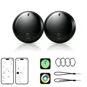 lot 6118 image: Mukerug Bluetooth Item Tracker 2 Pack for iOS & Android IP67 Waterproof