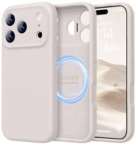 lot 6130 image: LOVE 3000 Magnetic Silicone Phone Case, Stone, for iPhone 17 Pro