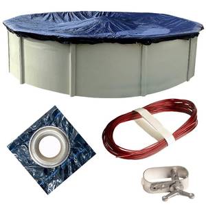 lot 7539 image: Winter Block Winter Pool Cover 16 ft Round Above Ground Pool