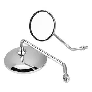 lot 7553 image: GOTOTOP Motorcycle Rear View Mirrors 8mm Round Universal Fit Left Right