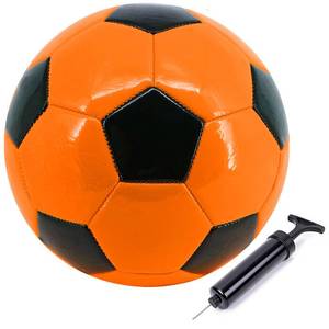 lot 8014 image: NBSPT Soccer Ball Size 3 4 5 Wear Resistant Leather With Pump Needle