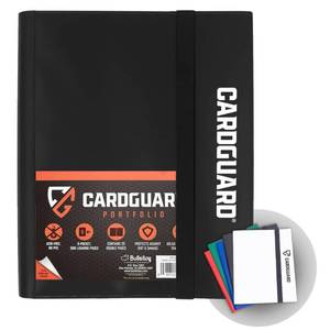 lot 8030 image: CardGuard Pro-Folio Trading Card Binder 9-Pocket Side-Loading 360-Card Black