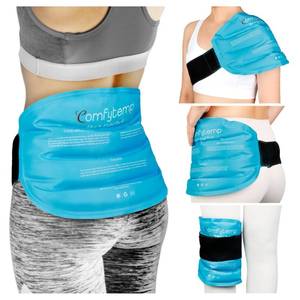 lot 8041 image: Comfytemp Reusable Gel Ice Pack Back Wrap 15 x 12 Inch