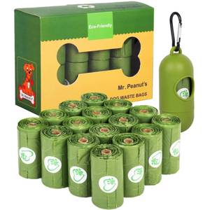 lot 8045 image: Mr. Peanuts Pooper Scooper Waste Bags 13 x 11 In 160 Count