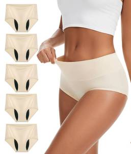 lot 8060 image: YESWEL Womens Washable Incontinence Underwear 60ml Beige X-Large