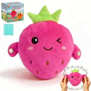 lot 8085 image: LHTWLF Interactive Musical Plush Toy with Sounds Strawberry Doll