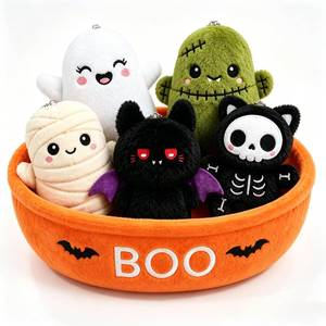 lot 9214 image: Rosekeep Boo Basket Stuffers for Women, Spooky Stuffed Animals Set