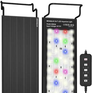 lot 9215 image: NEOAQLUX 247 LED Aquarium Light for 12-18 Inch Plant & Fish Tank IP68, 12-Color & Gradient & Full Spectrum with Sunrise-Daylight-Moonlight, Auto OnOff, Brightness, Extendable Brackets for Freshwater