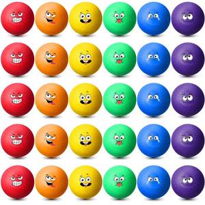 lot 9224 image: Jerify 30 Pcs 6.3 Inch Dodgeballs Playground Balls Bulk