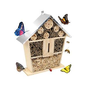 lot 9247 image: Monpakthos Insect House Bee Ladybugs Butterfly House (Silver, Large)