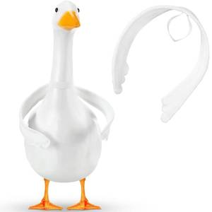 lot 10268 image: Abbylike 1 Pcs Halloween Poseable Goose Wings for 13-28, Wavy Edge