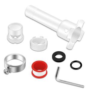 lot 10270 image: Four in One Tub Spout Adapter, Bathtub Faucet Spout Adapter kit, for Universal 12 Copper Pipe, 12 IPS and 34 IPS, Includes Tub Spout Diverter Repair Kit with Assembly Tool