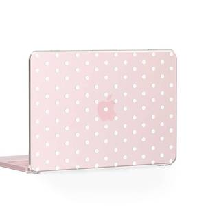lot 10288 image: Feams for MacBook Neo 13 Inch Case 2026 A3404, Stylish Protective Clear Case Hard Shell Transparent Cover for MacBook Neo 13 Inch 2026 (A18 Pro Chip) with Keyboard Cover, Polka Dot