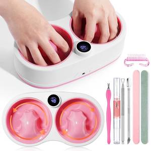 lot 13265 image: Rosiour Electric Dual Nail Soaking Bowl 31-50°C