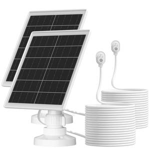 lot 13268 image: Uogw Solar Panel Charger 5W for Arlo Pro 5SPro 4Pro 3UltraGo 2, 2 Pack