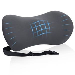 lot 13322 image: FOUSUPDT Lumbar Support Pillow Memory Foam with Adjustable Strap