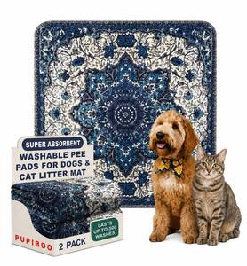 lot 13330 image: PUPIBOO Washable Reusable Pee Pads for Dogs and Cats 36 x 36 In