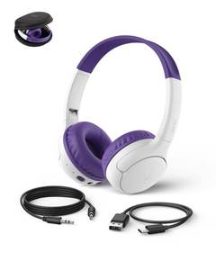 lot 13354 image: Belkin Kids Wireless Headphones 55 Hour Playtime SoundForm Mini 2