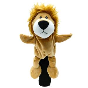 lot 14057 image: LoXuiie Plush Lion Animal Golf Driver Headcover 460cc