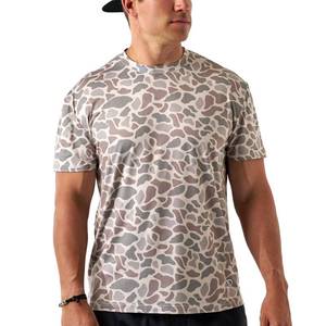 lot 14067 image: Burlebo Go To Tee Classic Deer Camo UPF 50 Performance Shirt L