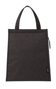 lot 14075 image: Iriviel Insulated Lunch Bag Tote with Zipper, Black, 12.5 x 10 x 6.2 In