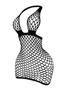 lot 14080 image: SweatyRocks Womens Fishnet Lingerie Dress Open Back Babydoll One Size S-XL
