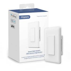 lot 14110 image: Aqara Zigbee Smart Light Switch Single Rocker With Neutral