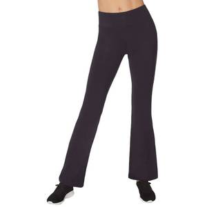 lot 14111 image: Skechers Womens Petite High Waisted Flare Pant Black X-Large Go Walk
