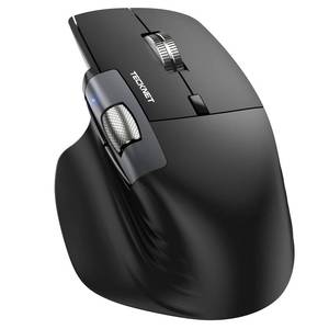 lot 14115 image: TECKNET Wireless Mouse BT 5.35.0 2.4G Wired Ergonomic Rechargeable