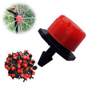 lot 14123 image: AIYAYI Adjustable Drip Irrigation Emitters 14 Inch Barb 100 Pack