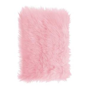 lot 14130 image: Yueeer Faux Fur Photo Background Area Rug 10 x 15 Inch Pink