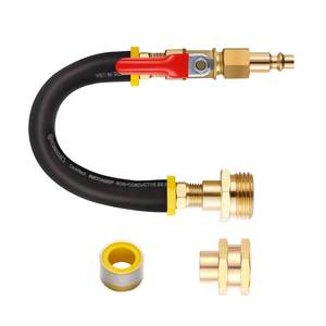 lot 14134 image: Buttiku RV Winterizing Kit Sprinkler Blowout Adapter with Shut Off Valve