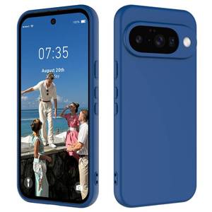 lot 14136 image: HAII Slim Liquid Silicone Phone Case Dark Blue for Google Pixel 10