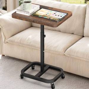 lot 17958 image: Alentar TV Tray Table Adjustable Height 26.1 to 34.06 In