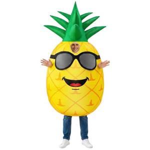lot 17963 image: KOOY Pineapple Inflatable Halloween Costume for Adult Full Body