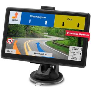 lot 18177 image: Jimtour 7-Inch Car GPS Navigator with Turn-by-Turn Voice Guidance