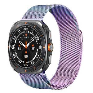 lot 18181 image: SOLOLUP Stainless Steel Magnetic Milanese Loop Band for Galaxy Watch Ultra 47mm
