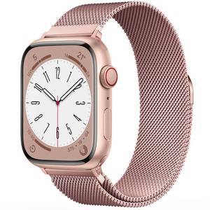 lot 18192 image: BRG Milanese Loop Apple Watch Band Stainless Steel 42mm 44mm 45mm 49mm