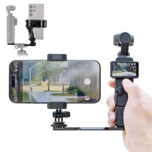 lot 18218 image: JJC Phone Clip Mount with Ball Head for DJI Osmo Pocket 3 and Pocket 4
