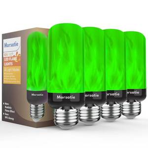 lot 18238 image: Morsatie E26 Flame LED Light Bulb Flickering Effect 4 Modes