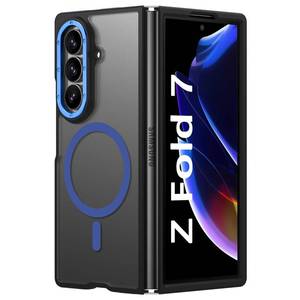 lot 18246 image: BENTOBEN Magnetic Phone Case for Samsung Galaxy Z Fold 7 MagSafe, BlueBlack
