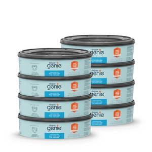 lot 19705 image: Diaper Genie Pail Refill Bags 270 Count (Pack of 8) with Max Odor Lock