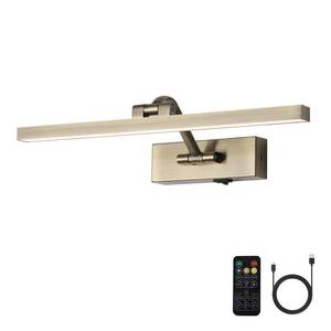 lot 19716 image: BRIVOLART Wireless Rechargeable Picture Light 15.7In Antique Bronze 5000mAh