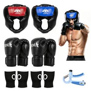 lot 19718 image: SPOXING Boxing Training Equipment Set 11 PCS with Headgear