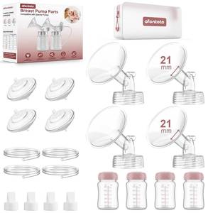 lot 19736 image: Afontoto Breast Pump Replacement Parts for Spectra S1S29 Plus, 21mm Flange
