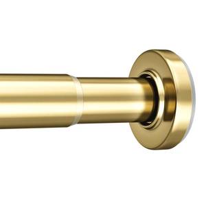 lot 20249 image: AmazerBath Spring Tension Shower Curtain Rod 31-75 Inches Gold