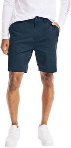 lot 20305 image: Nautica Mens Classic Clipper 8.5-Inch Deck Shorts, Navy, 36